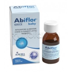 Abiflor Gocce Baby Integratore per Intestino dei Bambini 5ml Abiflor Gocce Baby Integratore per Intestino dei Bambini 5ml