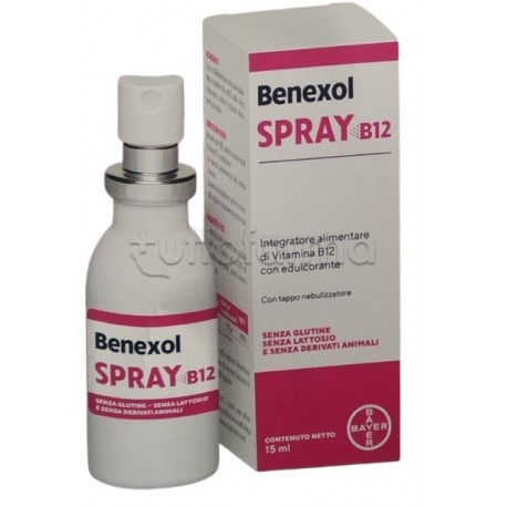 Benexol B12 Integratore Vitamina B12 Spray Sublinguale 15ml