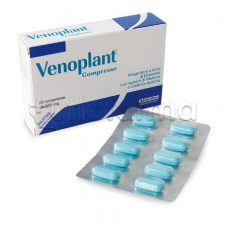venoplant 20 compresse scatola e blister