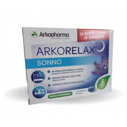 Arkorelax Sonno Integratore per il Sonno Confezione Doppia 30+15 Compresse Arkorelax Sonno Integratore per il Sonno Confezione Doppia 30+15 Compresse