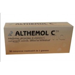Althemol C Integratore per Vie Respiratorie 30 Compresse Masticabili