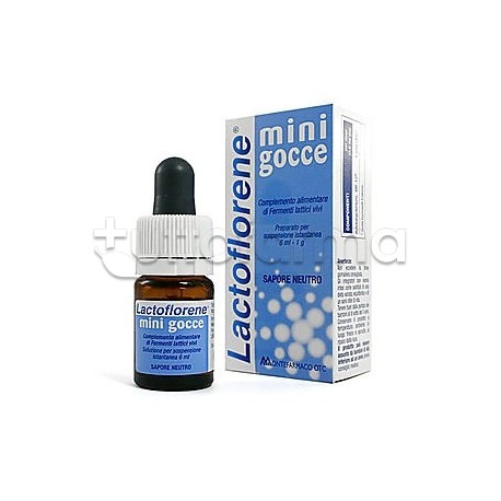 Lactoflorene Mini Fermenti Lattici Gocce per Bambini 6 ml Lactoflorene Mini Fermenti Lattici Gocce per Bambini 6 ml