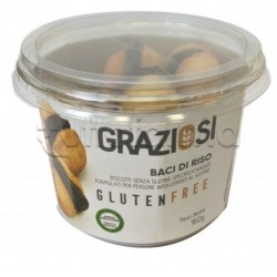 Laboratorio Graziosi Baci di Riso Biscotti Senza Glutine 160g Laboratorio Graziosi Baci di Riso Biscotti Senza Glutine 160g