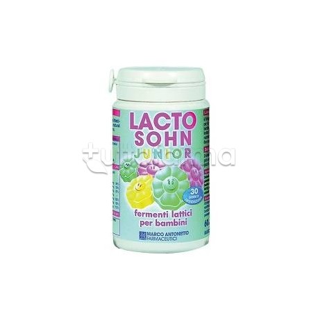 Lactosohn Junior Fermenti Lattici per Bambini 60 Compresse Lactosohn Junior Fermenti Lattici per Bambini 60 Compresse