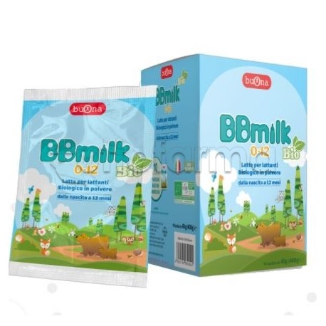 Buona BBMilk 0-12 Bio Latte Polvere 10 Bustine