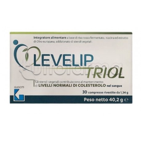 Levelip Triol Integratore per Colesterolo 30 Compresse