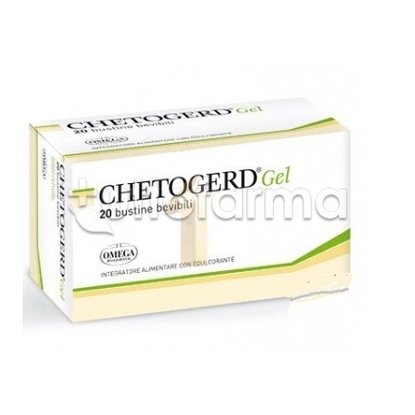 Omega Pharma Chetogerd Gel Integratore per Digestione 20 Stick Omega Pharma Chetogerd Gel Integratore per Digestione 20 Stick