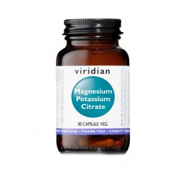 Viridian Magnesium Potassium Citrate Integratore di Magnesio 30 Capsule Viridian Magnesium Potassium Citrate Integratore di Magnesio 30 Capsule