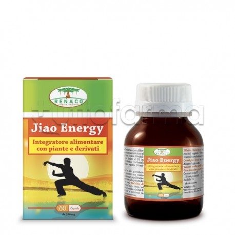Renaco Jiao Energy Integratore Energizzante 60 Capsule Renaco Jiao Energy Integratore Energizzante 60 Capsule