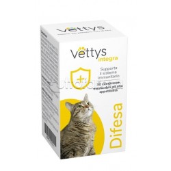 Vettys Integra Difesa Gatto Integratore Veterinario Difese Immunitarie 30 Compresse Masticabili