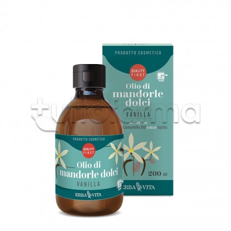 Erba Vita Olio di Mandorle Dolci Vanilla 200ml Erba Vita Olio di Mandorle Dolci Vanilla 200ml