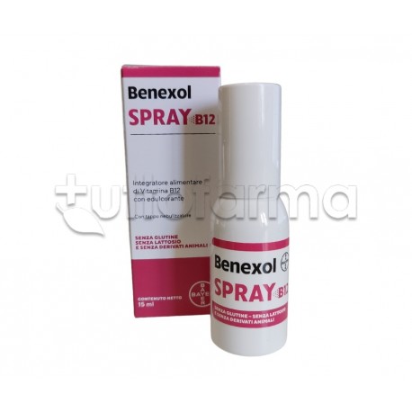 Benexol B12 Integratore Vitamina B12 Spray Sublinguale 15ml