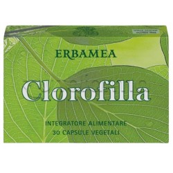 Erbamea Clorofilla Integratore Antiossidante 30 Capsule Erbamea Clorofilla Integratore Antiossidante 30 Capsule
