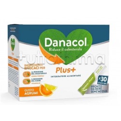 Danacol Plus Integratore per Colesterolo 30 Stick Gel da Bere