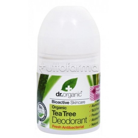 Dr. Organic Tea Tree Deodorante 50ml Dr. Organic Tea Tree Deodorante 50ml