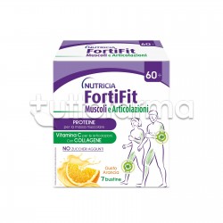 Nutricia FortiFit Muscoli e Articolazioni Integratore 7 Bustine Gusto Arancia