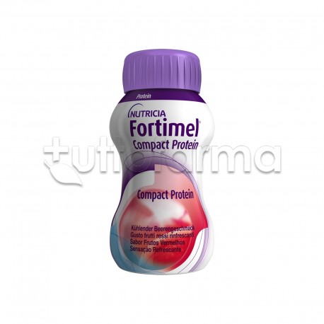 Nutricia Fortimel Compact Protein Frutti Rossi Rinfrescanti Integratore Ricostituente 4x125ml Nutricia Fortimel Compact Protein Frutti Rossi Rinfrescanti Integratore Ricostituente 4x125ml
