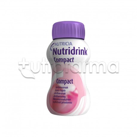 Nutridrink Compact Fragola Integratore Energetico 4X125ml Nutridrink Compact Fragola Integratore Energetico 4X125ml