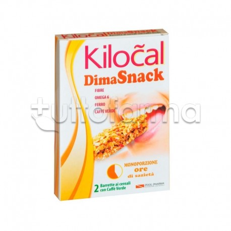Kilocal Dimasnack 2 Barrette Dietetiche Sostituti del Pasto da 50g
