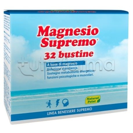 Magnesio Supremo Integratore Ricostituente ed Energizzante 32 Bustine