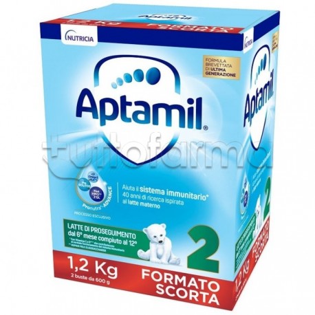Aptamil 2 Latte in Polvere di Proseguimento per Bambini da 6 a 12 Mesi  1200g - TuttoFarma