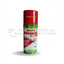 Sella Ben'S Repellente Max Biocida 50% per Zanzare e Zecche 100ml