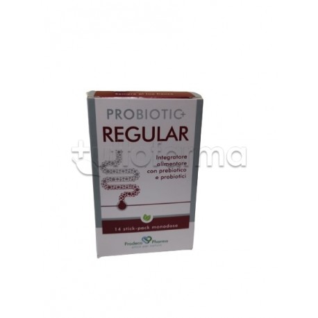 Probiotic+ Regular Integratore per Intestino 14 Stickpack Probiotic+ Regular Integratore per Intestino 14 Stickpack
