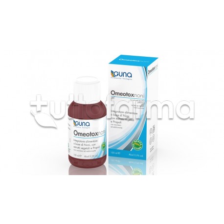 Guna Omeotox Noni Sciroppo per Difese Immunitarie e Vie Respiratorie 150 ml