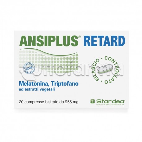 Stardea Ansiplus Retard Integratore per il Sonno 20 Compresse Stardea Ansiplus Retard Integratore per il Sonno 20 Compresse