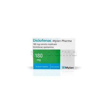 Diclofenac Mylan Pharma 10 Cerotti Medicati 180mg