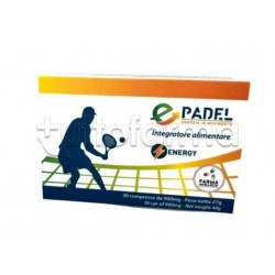 Epadel Energy Integratore per Padel e Sport Simili 30 Compresse