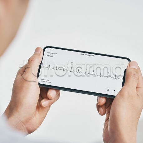 Omron Complete Misuratore di Pressione con ECG Compatibile con iOS e Android
