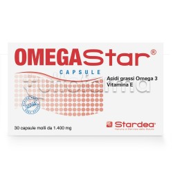 Stardea Omegastar Integratore per Trigliceridi e Cuore 30 Capsule Molli Stardea Omegastar Integratore per Trigliceridi e Cuore 30 Capsule Molli