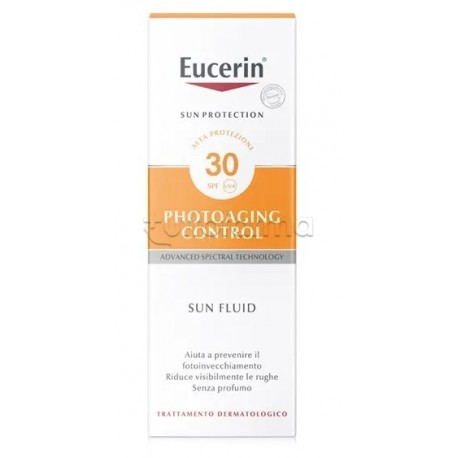Eucerin Sun Fluid Anti-Age SPF30 Crema Solare 50ml Eucerin Sun Fluid Anti-Age SPF30 Crema Solare 50ml