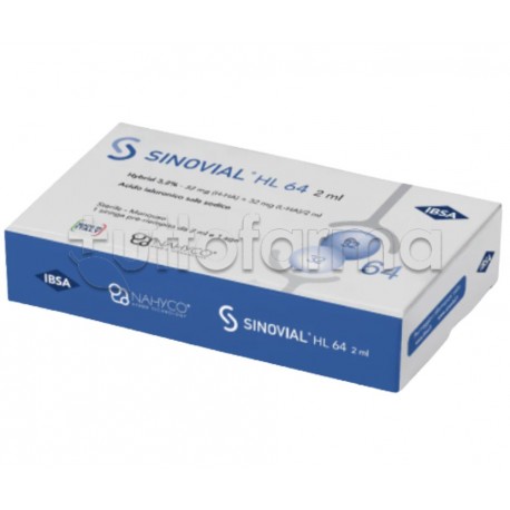 Sinovial HL 64 Hybrid 3,2% 2ml Acido Ialuronico 1 Siringa