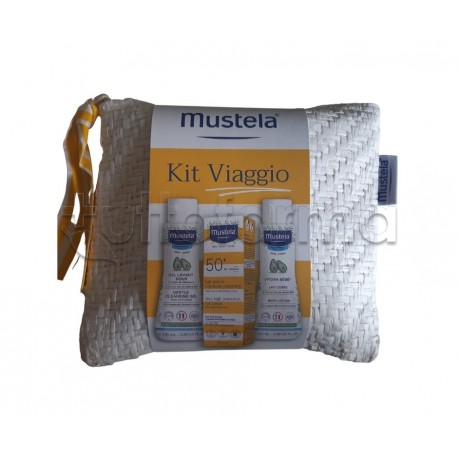Mustela Kit Solare Per Bambini Viaggio Latte Solare e Latte Corpo Mustela Kit Solare Per Bambini Viaggio Latte Solare e Latte Corpo