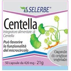 Selerbe Centella Integratore per Circolazione 50 Capsule Selerbe Centella Integratore per Circolazione 50 Capsule