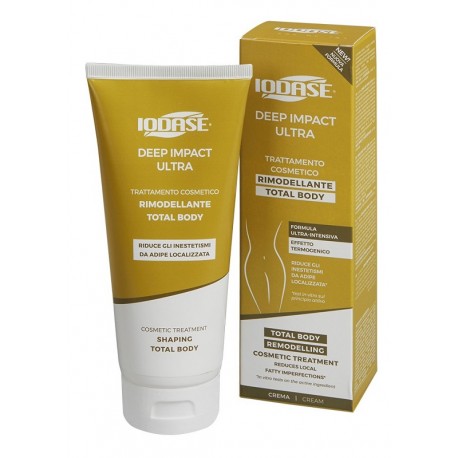 Flacone di Iodase Deep Impact Ultra Crema Rimodellante e Rassodante 200 ml Flacone di Iodase Deep Impact Ultra Crema Rimodellante e Rassodante 200 ml