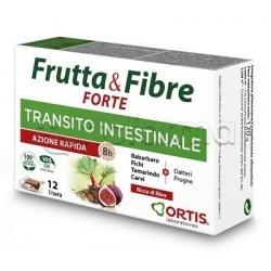 Frutta & Fibra Forte Integratore per il Transito Intestinale 12 Cubetti