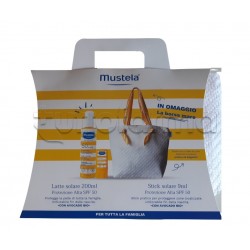 Mustela Borsa da Mare con Latte Solare SPF 50+ 200ml e Stick Solare SPF 50+ 9ml Mustela Borsa da Mare con Latte Solare SPF 50+ 200ml e Stick Solare SPF 50+ 9ml
