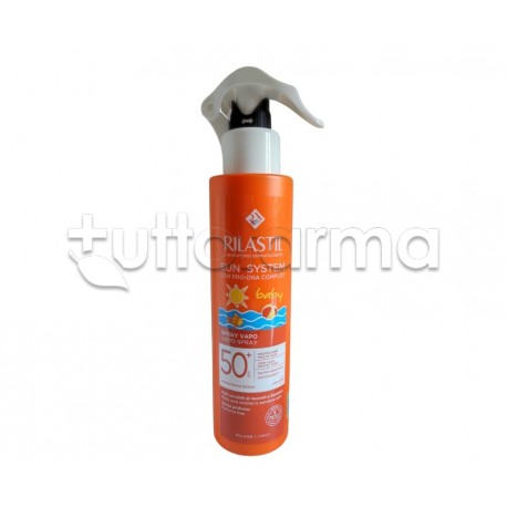 Rilastil Sun System Spray Solare Baby SPF 50+ Antieritema 200ml Rilastil Sun System Spray Solare Baby SPF 50+ Antieritema 200ml