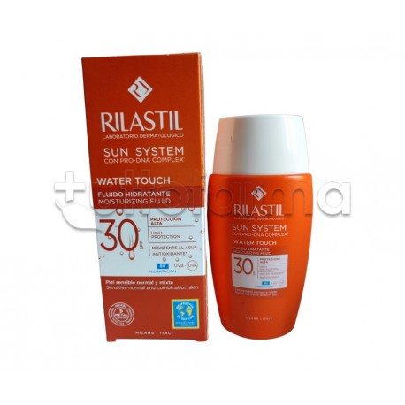 Rilastil Sun System Water Touch Fluido Solare Idratante SPF 30+ 50ml Rilastil Sun System Water Touch Fluido Solare Idratante SPF 30+ 50ml