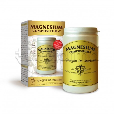 Dr.Giorgini Magnesium Compositum-T Integratore Magnesio 400 Pastiglie