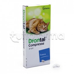Drontal Farmaco Veterinario Infestazioni Parassitarie dei Gatti 8 Compresse