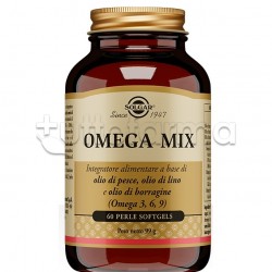 Solgar Omega Mix Integratore di Omega3 per Cuore e Colesterolo 60 Softgels