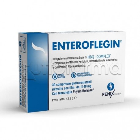 Enteroflegin Integratore per l'Intestino 30 Compresse