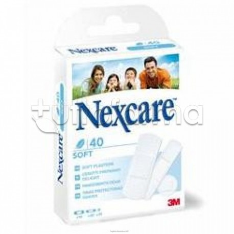 3M Nexcare Bandages Soft Touch Universal 40 Cerotti assortiti