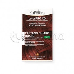 Euphidra ColorPro XD Tinta per Capelli Colore 566 566 Castano Chiaro Rosso