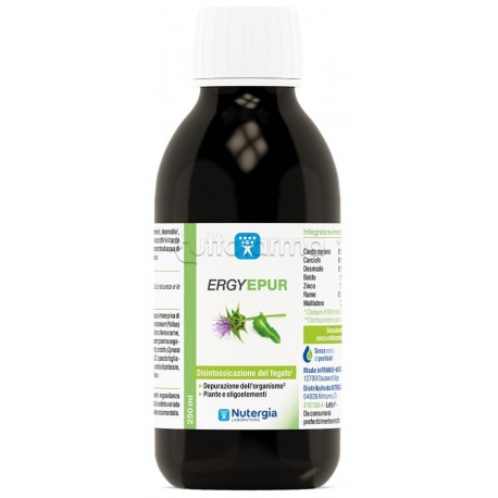 Flacone Nutergia ErgyEpur Integratore per il Fegato Flacone 250ml Flacone Nutergia ErgyEpur Integratore per il Fegato Flacone 250ml