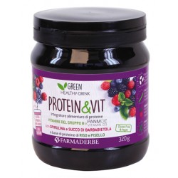 Protein e Vit Frutti Di Bosco Integratore Energizzante 320g Protein e Vit Frutti Di Bosco Integratore Energizzante 320g